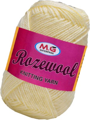 Simi Enterprise Represents Rosemary Cream 300 gms Wool Ball Hand knitting wool-QD Art-FHH