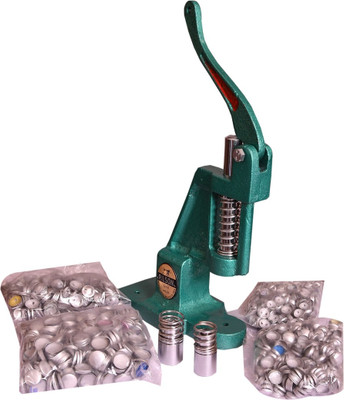 Rilson Cast Iron Fabric Button Making/Pressing Machine With 2 Steel Dyes,200 Shells