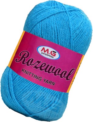 Simi Enterprise Represents Rosemary Aqua Blue 400 gms Wool Ball Hand knitting wool-JD Art-FHJ