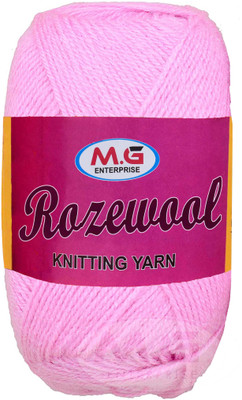 M.G Enterprise Represents Rosemary Pink 200 gms Wool Ball Hand knitting wool-GD Art-FIH