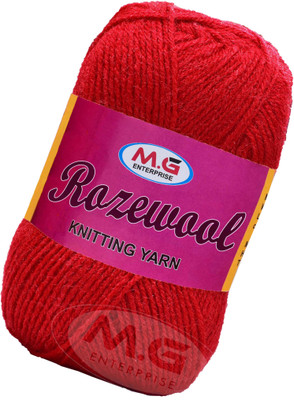 Simi Enterprise Represents Rosemary Red 400 gms Wool Ball Hand knitting wool-TD Art-GJJ
