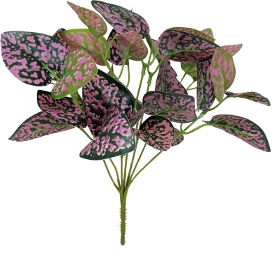 Garden Deco Garden Deco Artificial Plant for Home & office decoration (Set of 2) Wild Artificial Plant(27 cm, Pink)