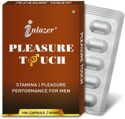 inlazer Pleasure Touch | Organic Tablet Improves Sperm Health Quality Longer(Pack of 6)