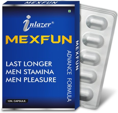 inlazer MexFun | Natural Solution Improves Male Sperm Health Quality Improves Time(Pack of 4)