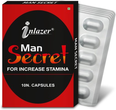 inlazer Man Secret | Ayurvedic Pill Improves Sperm Health Quality & Male Desire(Pack of 6)