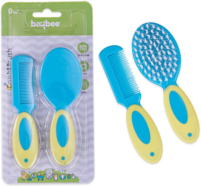 baybee Baby Comb & Soft Brush Set Hair Comb / Brush And Comb Hair Brush/Comb for baby(Multicolor)