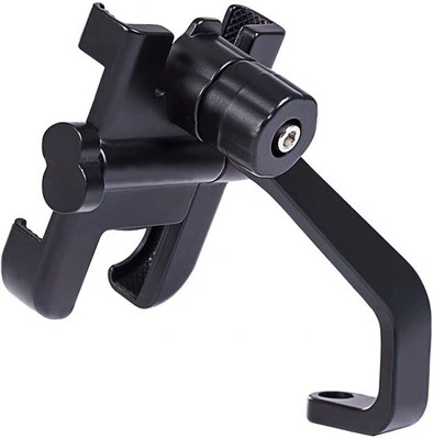 TECHGEAR Motorcycle Phone Holder Bike Mobile Holder(Black)