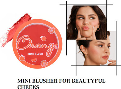 AGLEY MATTE FINISH PINK SHADE BLUSHEE PACK OF 1(ORANGE)