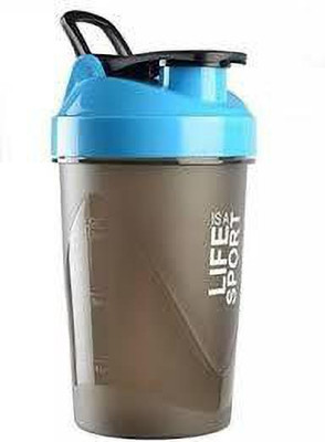 Believe Overseas 500 ml Plastic Shaker(Pack of 1, Blue)