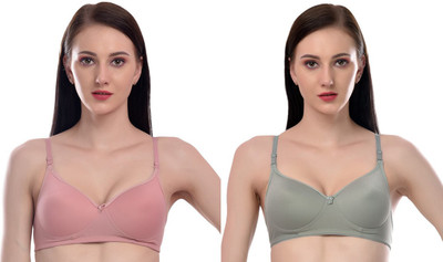 Funahme Women Push-up Lightly Padded Bra(Multicolor)
