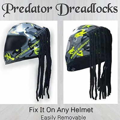 acube mart Helmet Mohawk for Bike(Black)