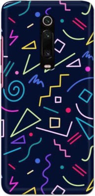 NDCOM Back Cover for Redmi K20 pro Geometric Pattern Printed(Multicolor, Hard Case, Pack of: 1)