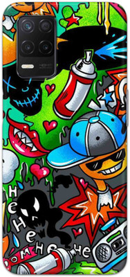NDCOM Back Cover for Realme Narzo 30 5G Graffitte Art Printed(Multicolor, Hard Case, Pack of: 1)
