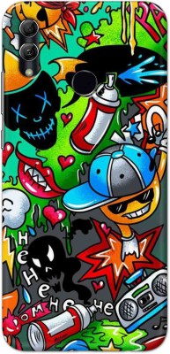 NDCOM Back Cover for Honor 10 Lite Graffitte Art Printed(Multicolor, Hard Case, Pack of: 1)