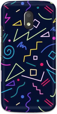 NDCOM Back Cover for Motorola Moto E3 Power Geometric Pattern Printed(Multicolor, Hard Case, Pack of: 1)