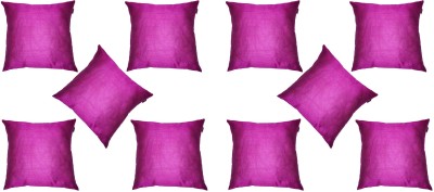 Lushomes Solid Cushions Cover(Pack of 10, 40 cm*40 cm, Pink)