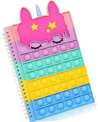 Prezzie Villa Unicorn popit A5 Diary Ruled 160 Pages(Multicolor)