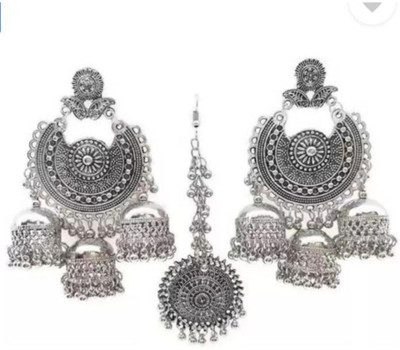 YUVAANSH COLLECTION Brass Silver Jewellery Set(Pack of 1)