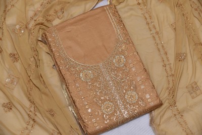 ajmera fashions Cotton Silk Embroidered Salwar Suit Material