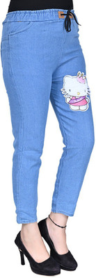 GlamSmart Regular Girls Light Blue Jeans