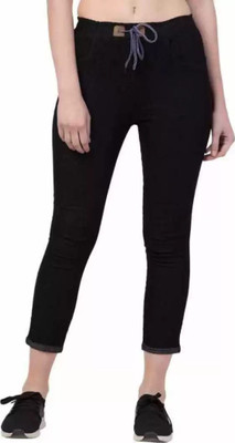 GLAMHOOD Jogger Fit Girls Blue Jeans