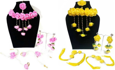 BBKA Fabric Multicolor Jewellery Set(Pack of 1)