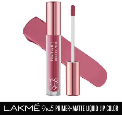 Lakmé 9to5 Primer + Matte Liquid Lip Color (MP1 Everyday Pink, 4.2 ml)