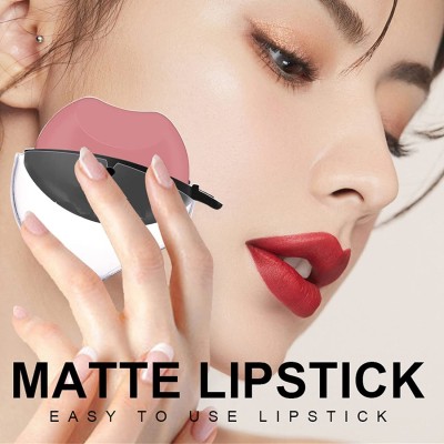 MYEONG LIP SHAPE LIPSTICK LONG LASTINGWATER PROOF MATTE LIPSTICK(PEACH, 5 g)