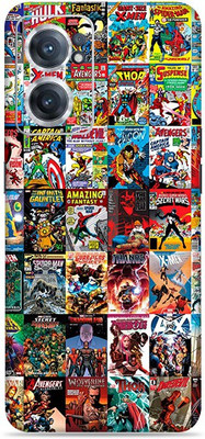 SkinoMania Nord-Ce2-(5G) Mobile Skin(Multicolour Marvel-Comics)