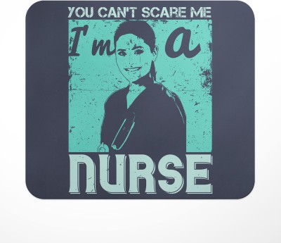 LASTWAVE you can't scare me i'm a nurse, Medicine Design Graphic Printed Mousepad(Multicolor)