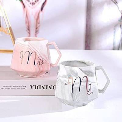 swarupachal Mr and Mrs Couple Matching perfect gift for love partner, husband-wife Ceramic Coffee Mug