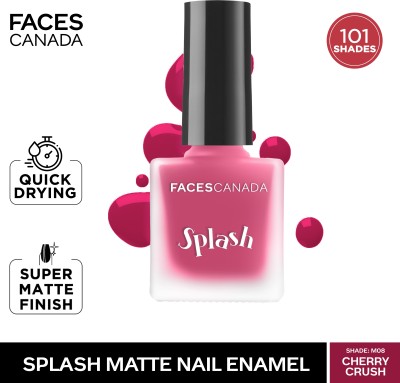 FACES CANADA Ultime Pro Splash Matte Nail Enamel Cherry Crush M08