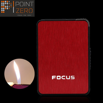 Point Zero FOCUS Cigarette Case Metal Body 2 In 1 Ultra Thin Automatic Cigarette Case With Build In Gas Lighter Automatic Popup Cigarette Box Holder Inside Cigarette Pocket Lighter(Red) Point Zero FOCUS Cigarette Case Metal Body 2 In 1 Ultra Thin Automatic Cigarette Case With Build In Gas Lighter Automatic Popup Cigarette Box Holder Inside Cigarette Pocket Lighter(Red)