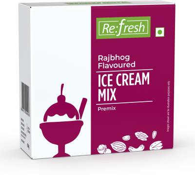 Refresh Rajbhog Ice Cream Mix 80 GM, Make Instant Rajbhog Flavour Ice Creams 80 g