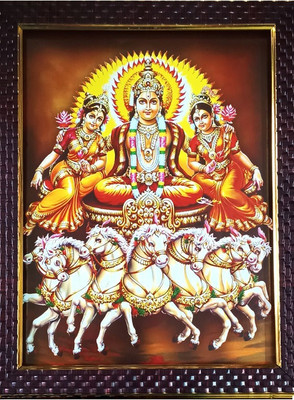 Framania SURYA BHAGWAN / Lord surya photo Religious Frame