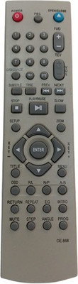Akshita CE-868 DVD Compatible For DVD Player Remote Control CONIC Remote Controller(Grey)