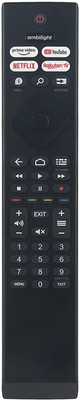 Ehop HR45B-GJ01 Compatible remote Control for Smart tv with Ambilight Function Philips Remote Controller(Black)