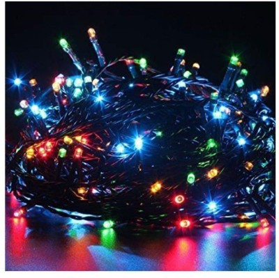 ravariya graphics 70 LEDs 8 m Multicolor Flickering Bulb Rice Lights(Pack of 1)