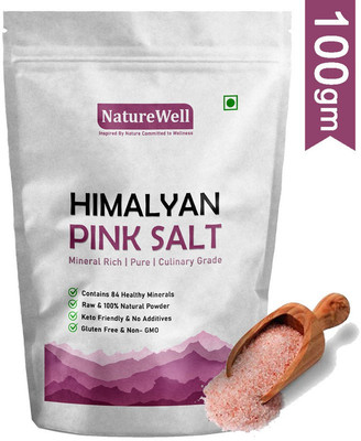 Naturewell 100 Gram Quality Himalayan Pink Rock Salt for Healthy Life Himalayan Pink Salt(100 g)