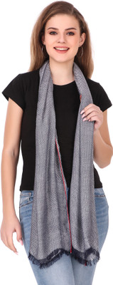FWC FILL WITH COLOURS Solid Viscose, Cotton Viscose Blend Women Stole, Scarf, Fancy Scarf