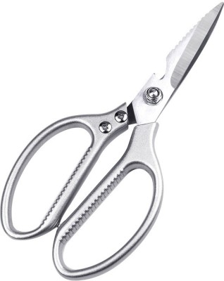 WAIT2SHOP Stainless Steel Kitchen Shears for Meat, food, Chicken, Vegetables all Scissors(Set of 1, Silver)