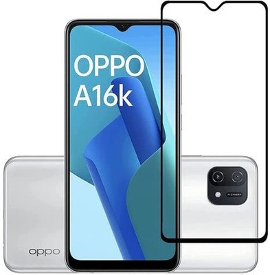 MR WIWU Edge To Edge Tempered Glass for Oppo A16K(Pack of 1)