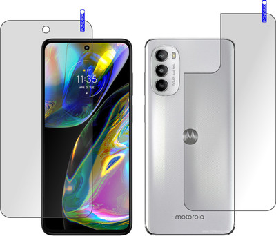 PONDRIK Front and Back Screen Guard for MOTOROLA g82 5G, MOTOROLA g82(Pack of 2)