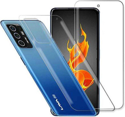 DOWRVIN Front and Back Tempered Glass for Lava Agni 5G(Pack of 2)
