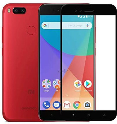 Gorilaa Tempered Glass Guard for (Black) 11D Tempered Glass for Xiaomi Redmi Mi A1 - Full Edge to Edge Coverage(Pack of 1)