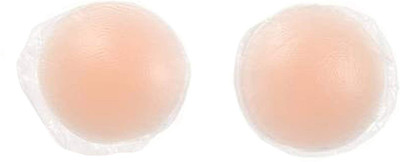 Welfic Women's & Girls Reusable Nipple Cover - Silicone Nipple Cover Bra Pad Silicone Peel and Stick Bra Petals(Beige Pack of 1)