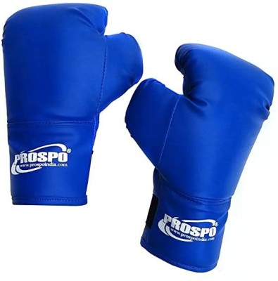 PROSPO Laceless Glove for Kids,Youth 8oz Boxing Gloves(Blue)