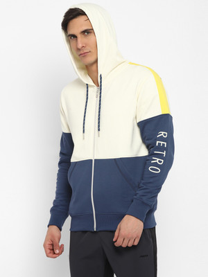 Alan Jones Full Sleeve Color Block Men Sweatshirt
