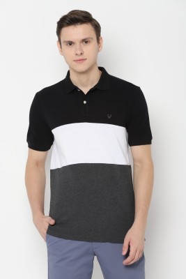 Allen Solly Solid Men Polo Neck Multicolor T-Shirt