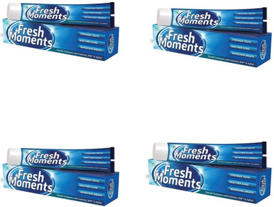 Modicare Fresh Moment Toothpaste Blue (100 g each, Pack of 4), Blue Toothpaste(400 g, Pack of 4)